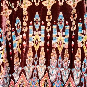 Johnny Was velvet burnout kimono.